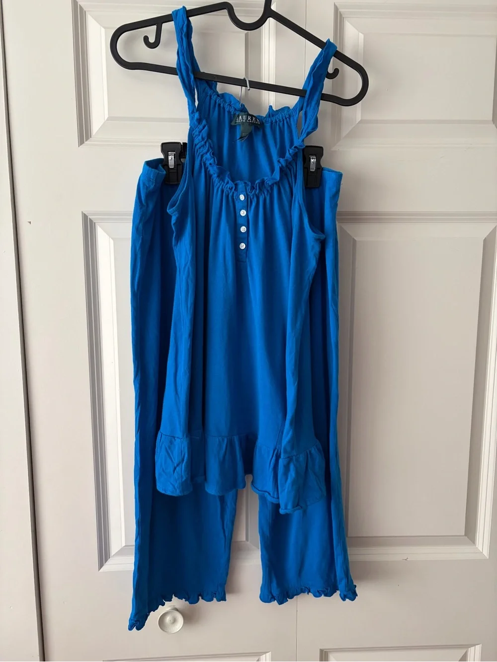 Lauren Ralph Lauren Ruffle Pajama Set